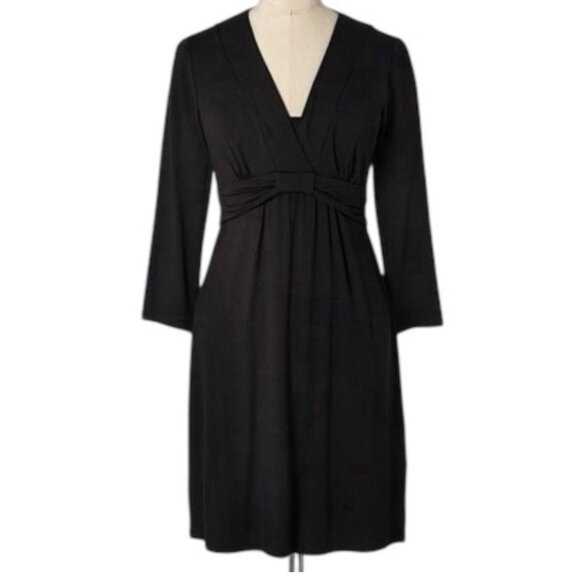 Boden Dresses & Skirts - Boden Women’s Jersey Dress Black Size 10 Stretch Long Sleeve